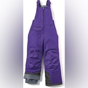 TSLA Snow Bib Pants Sz 10/12 Purple